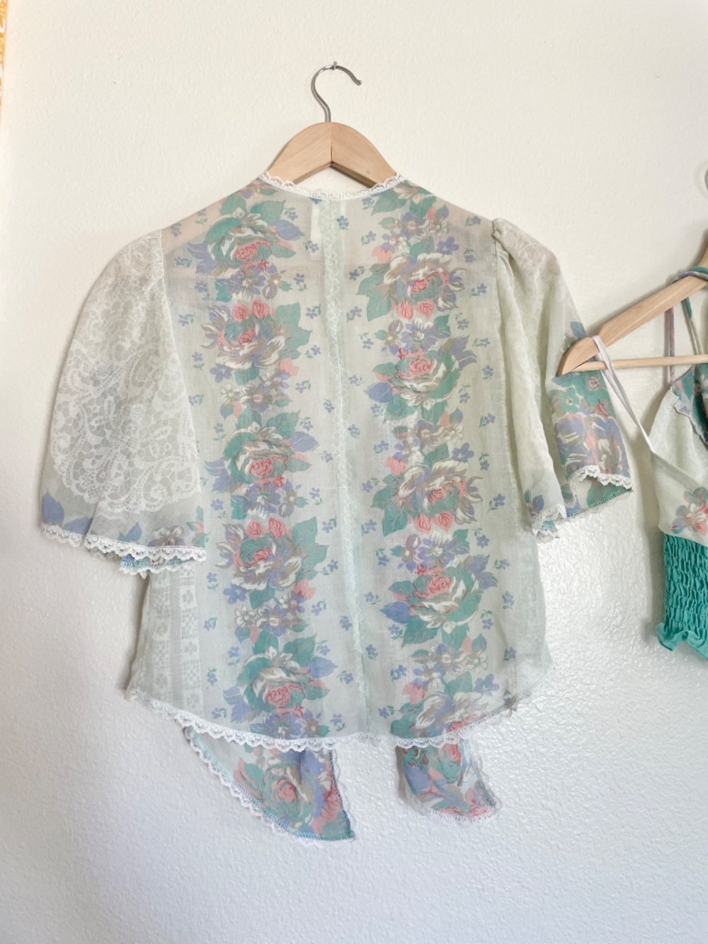 Vintage 70s Just Tops Floral Two Piece Set - Picture 6 of 9
